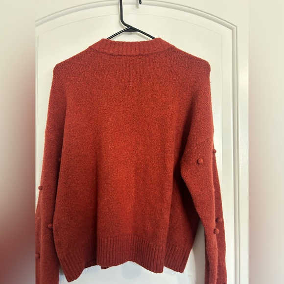 Madewell Bobble Colburne Cardigan Coziest Yarn size M chic 90s cottagecore boho - Picture 8 of 12